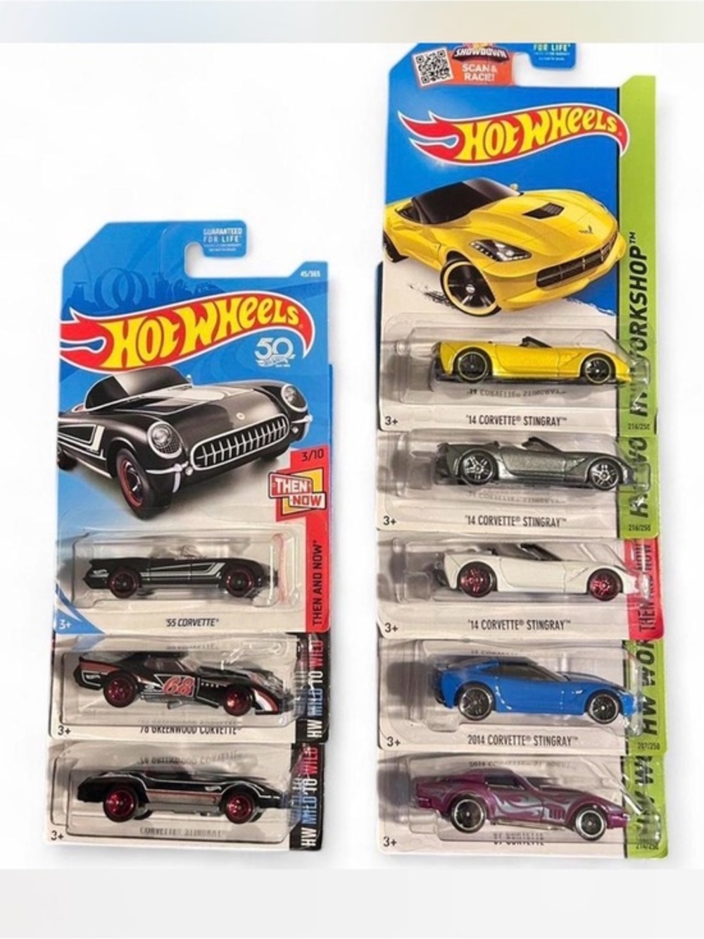 Hot Wheels Corvette Collection Lot of 8